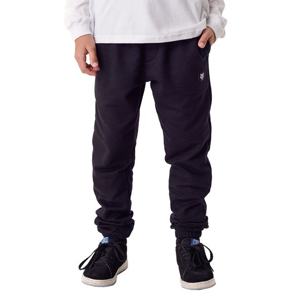 Fox - Boys' Standard Issue Fleece Long Pants - Black