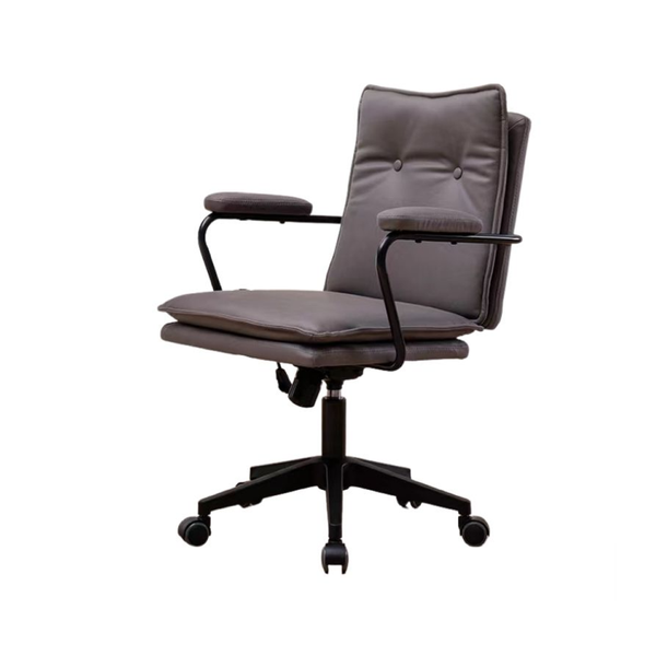 Grey Office Leather Chair