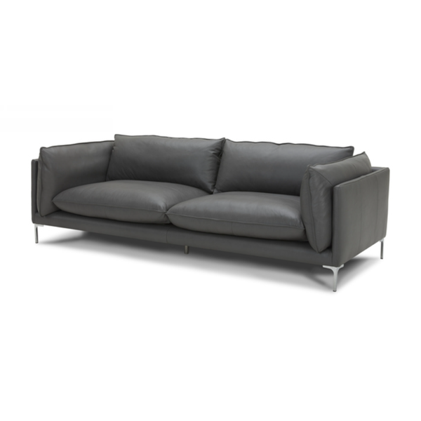 Harvey Contemporary Bonded Leather Couch