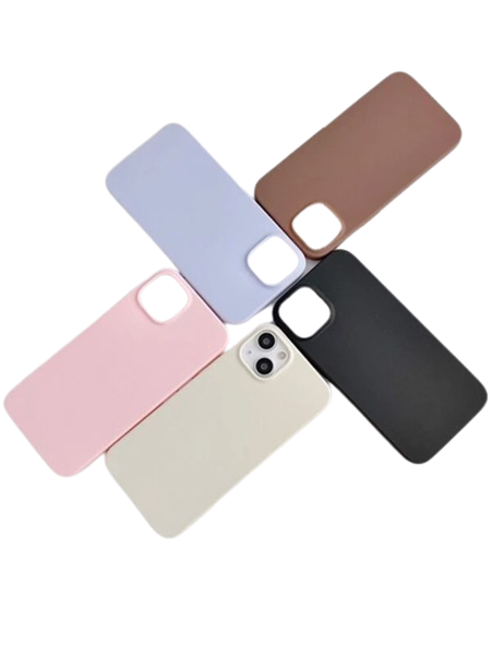 Set of 5 assorted Solid phone case