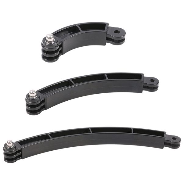 3 Way Helmet Arm Extension for Gopro 9 8 7 6 5 Sjcam 4K Without Screw