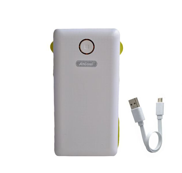 Andowl Mobile Battery Q-T70 Portable Green &amp; White Power Bank-20000mAh