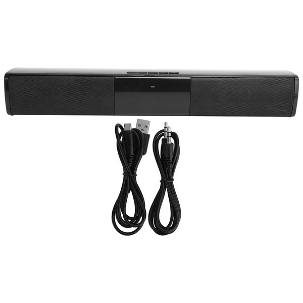 Wireless Bluetooth Speaker Insert Card U Disk Wall Sound Long Bar Subwoofer