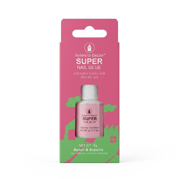 Refer to Dazzle Super Nail Glue Extra Firm Hold 5g extended nozzle