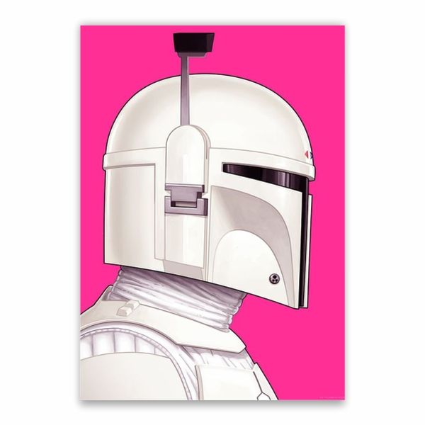 Boba Fett Purple Poster - A1