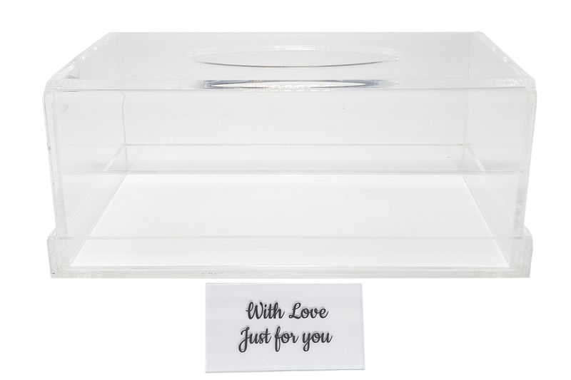 Acrylic Tissue Box Set (4 Piece)
