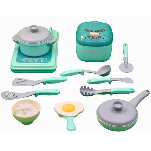 Mu Bear &amp; Co- Kitchen Play Set- Rice &amp; Induction Cooker Toy