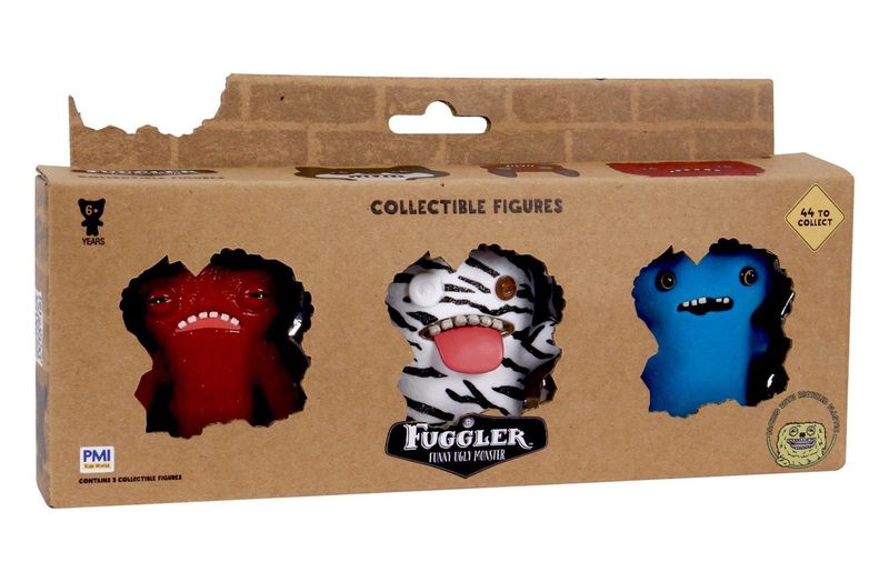 Fuggler Collectible Figures 3 Pack Window Box
