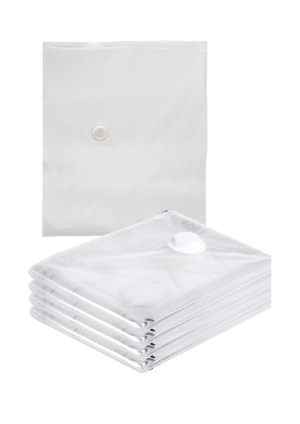 5 Pack Airtight Vacuum Storage Bags for Clothes Beddings