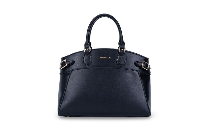Chrisbella Black Shoulder Handbag