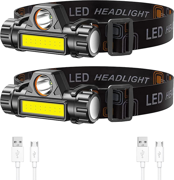 Rechargeable Headlamp 2-pack - Zh