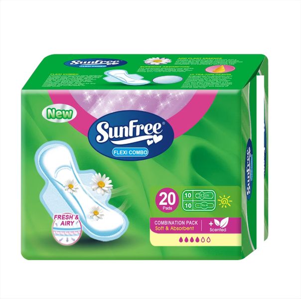 Sunfree Nylon Combo Night and Day Pads 20s