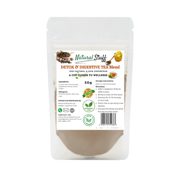 Natural Stuff Detox &amp; Digestive Tea Blend for Weight Loss &amp; Gut Cleanse