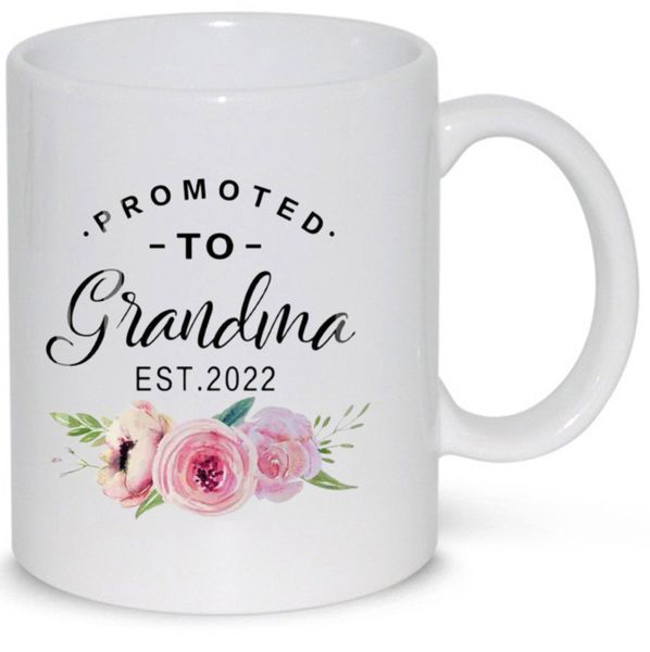 Promoted to Grandma 2022 Mother's Day Gift Mug