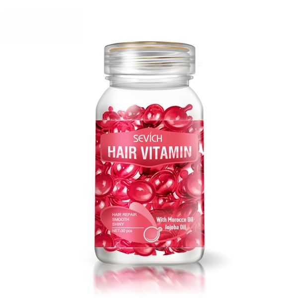 SEVICH Hair Vitamin Serum Capsule - Leave in Capsule Treatment - Red - 30's