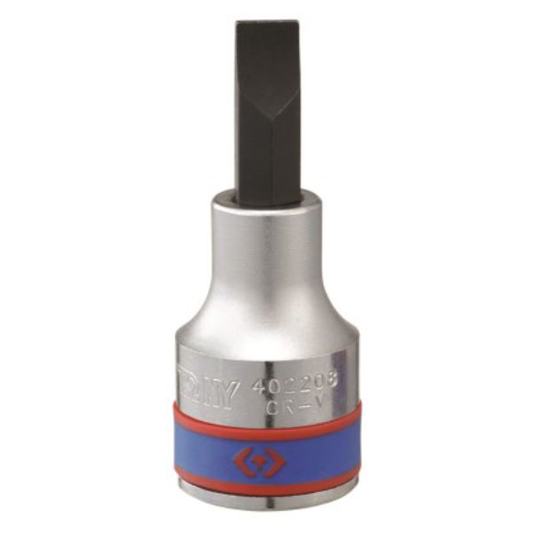 King Tony - Socket Bit 1/2" Slotted Head 8 X 60Mm - 6 Pack