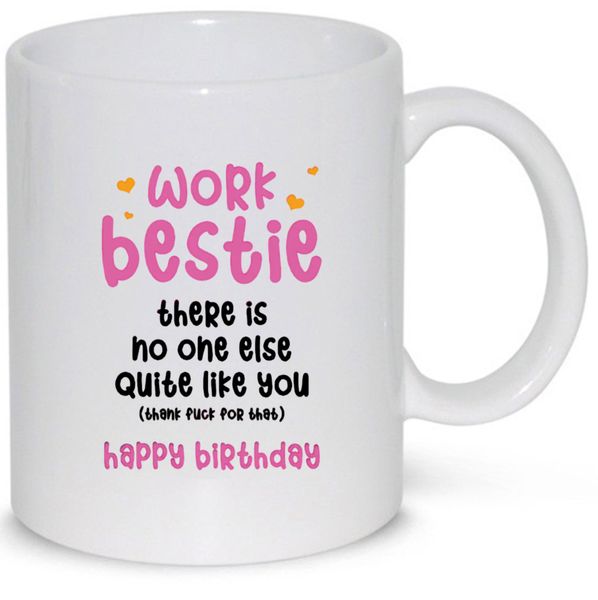 Happy Birthday Work Bestie Colleague Gift 11Oz Premium Coffee Mug