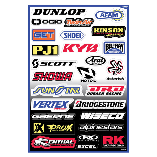 FX Sponser Sticker Kit C