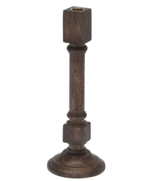 Mahogany Rustic Candle Holder
