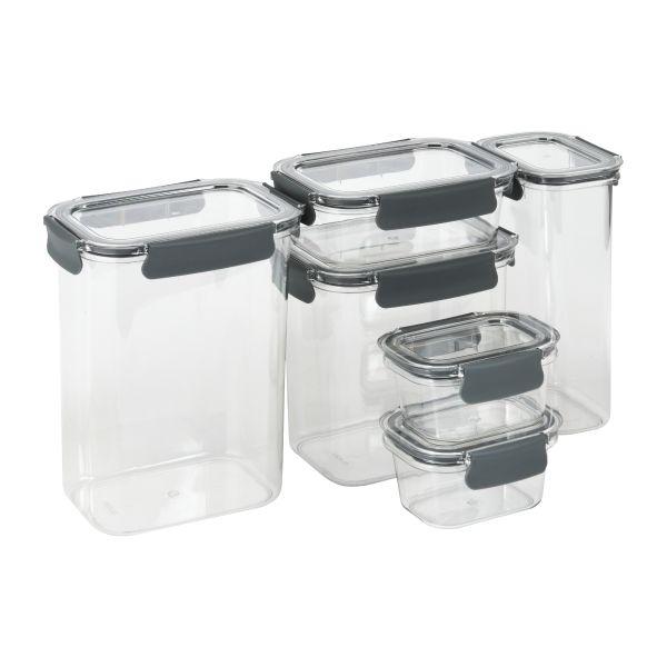O2 Airtight Food 6 Piece Storage Containers