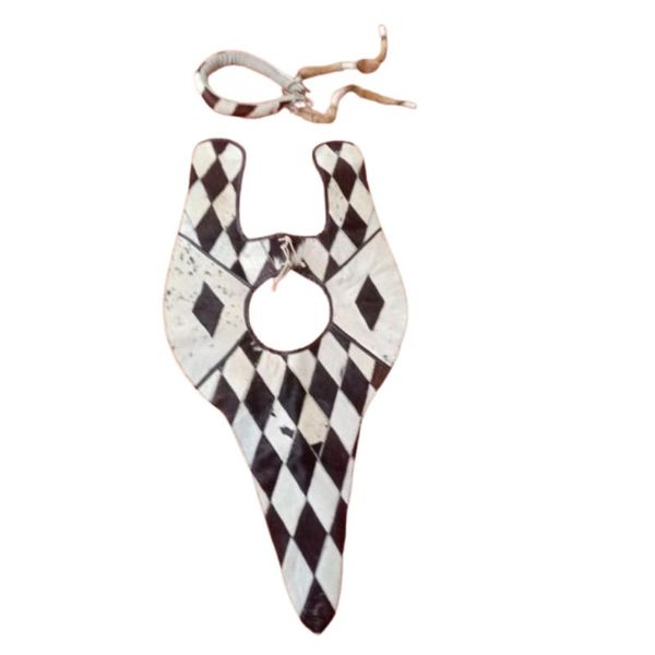 100% Real Cow Skin Zulu Cheststrap (Mbata) and Umqhele Headband Set