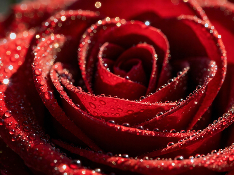 Modern Canvas Wall Art Home Decor - Sparkling Rose