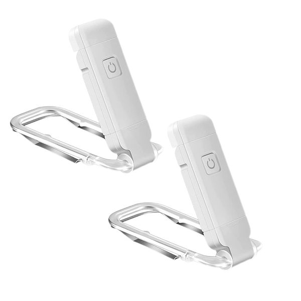 Portable USB Rechargeable Clip-On LED Reading Light 3 Brightness Levels