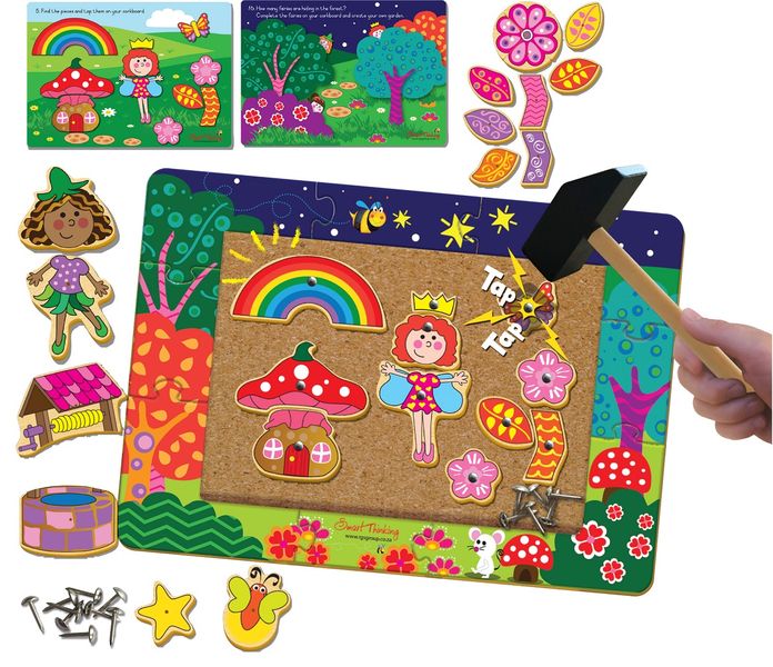 RGS Group Wooden Hammer N Tack - Fairies