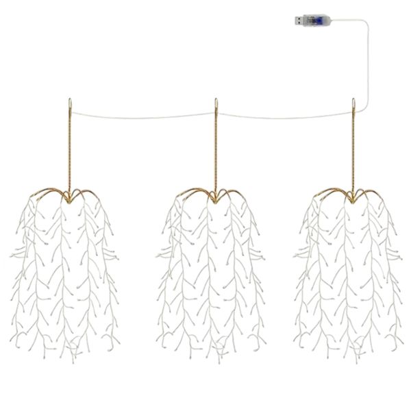 Borealight 300 LED Tree-Shaped Fairy Light Set Christmas Warm White