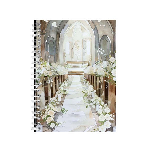 Isle A5 Notebook Spiral and Lined Trendy Wedding Graphic Notepad Gifts 245