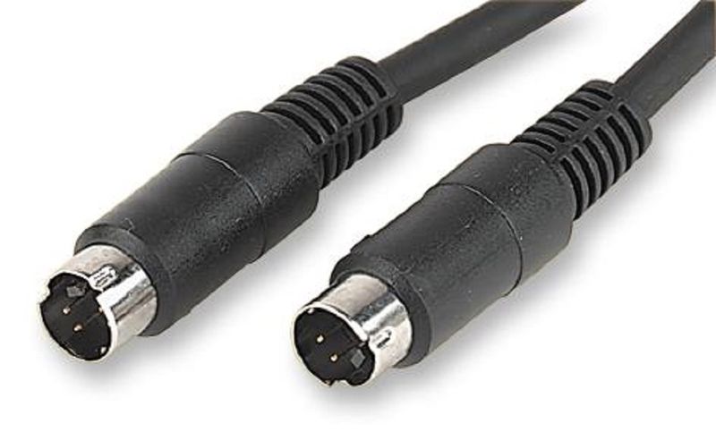 Pro Signal AV00948 Audio / Video Cable Assembly, Mini-DIN Plug, 4 Way