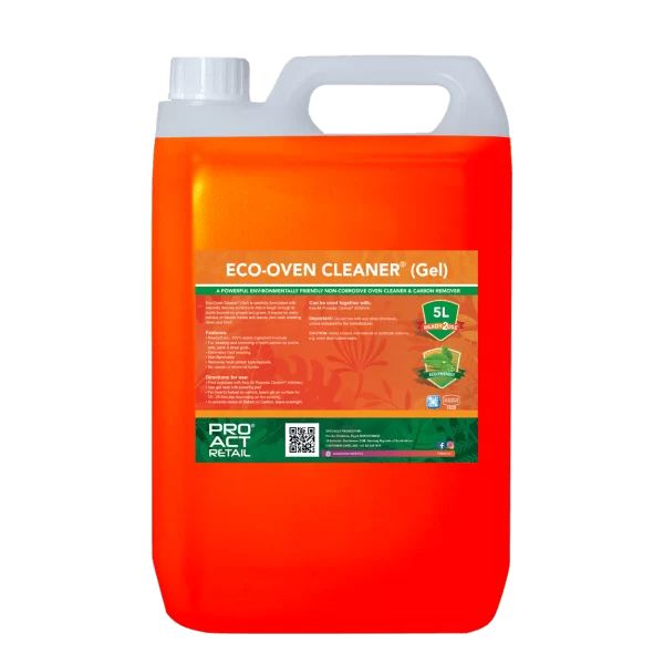 ProAct Retail Eco Oven Cleaner Gel - Citrus-Scented Biodegradable 5L Gel