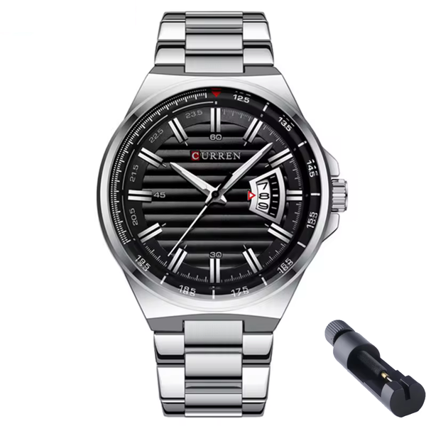 Men Formal Stainless Steel Strap Watch image