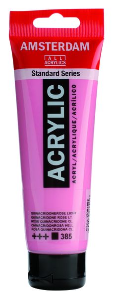 AMSTERDAM Acrylic Paint 120ml Quinacridone Rose LT Tube