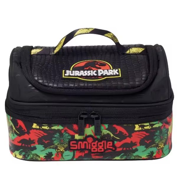 Smiggle Jurassic Park Lunchbox / bag Black