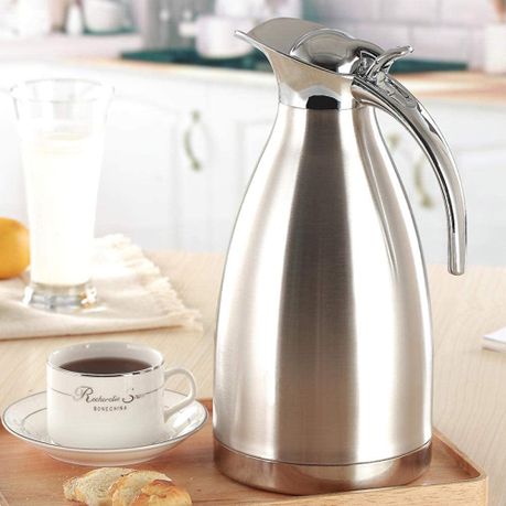 2L Stainless Steel Double Wall Vacuum Flask Insulated Kettle