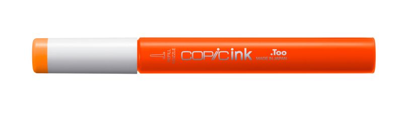 Copic Ink FYR1 - Fluorescent Orange - Alcohol Ink 12ml