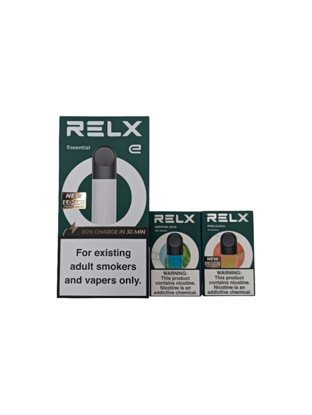 RELX Essential White Kit with 2 Pods - 670mA