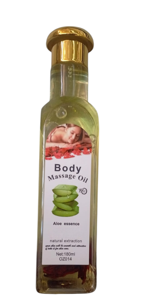Natural Massage Oil 180ml - Hydrating &amp; Relaxing Body Oil Stress Relief
