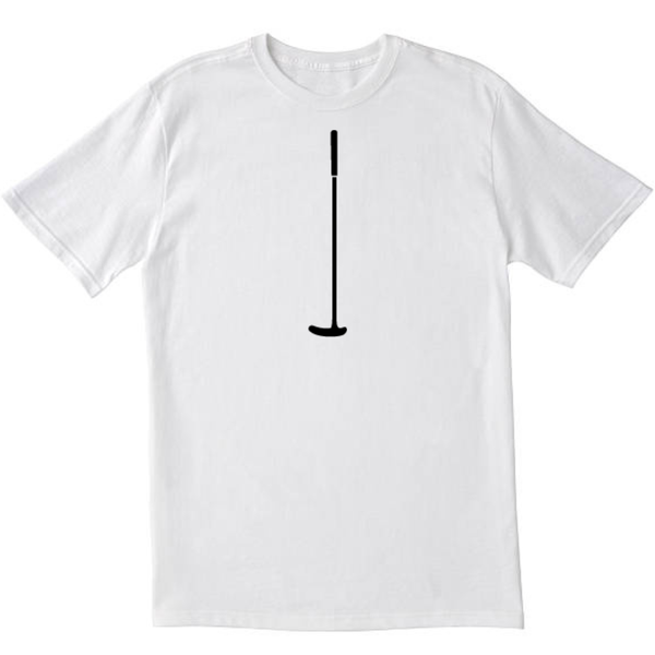 Golf Stick White T-shirt