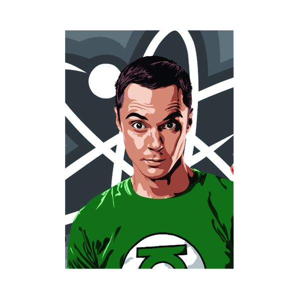 Sheldon Big Bang Theory - A1 poster