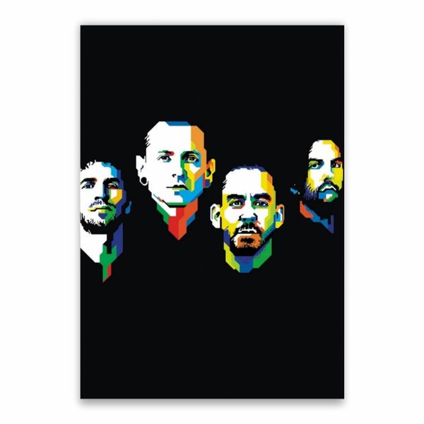 Linkin Park Pop Art Band Members Poster - A1