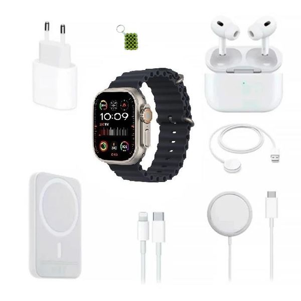 X8 Smart Watch With Power Bank And Bluetooth Earphones 6 In 1 + Key Chain