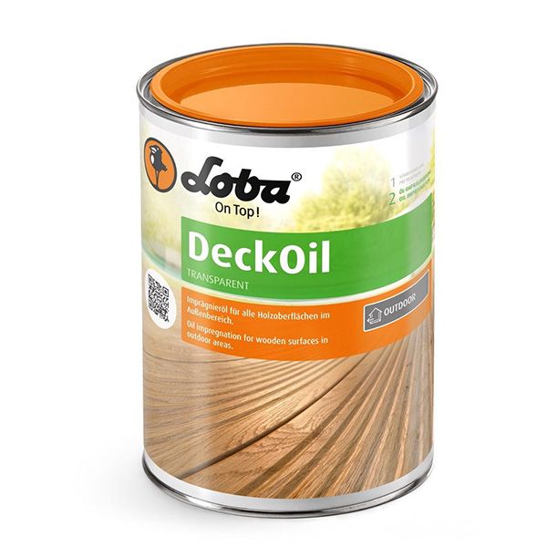 Loba Clear Deck Oil 2.5l - Clear Oil for Your Wood Deck &amp; Outdoor Furniture