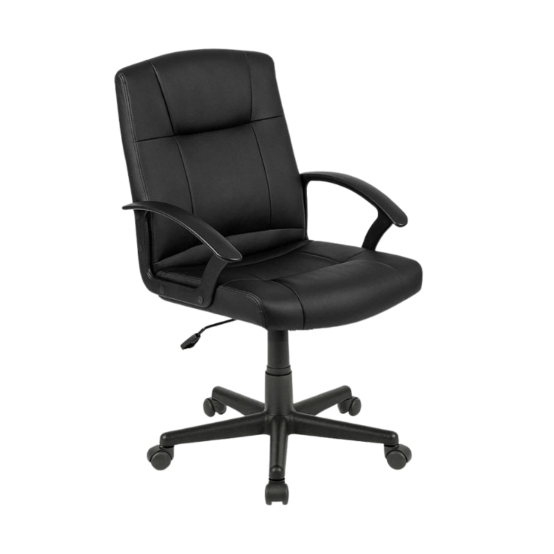 Ergonomic Office Chair - PU Leather with Adjustable Height