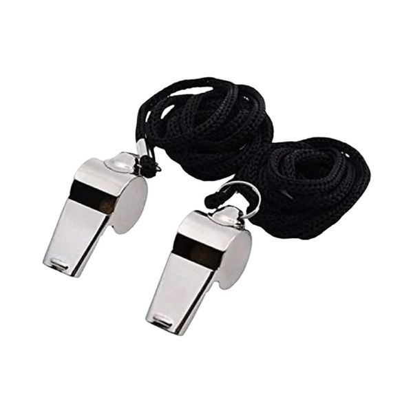 Metal Whistles With Lanyard