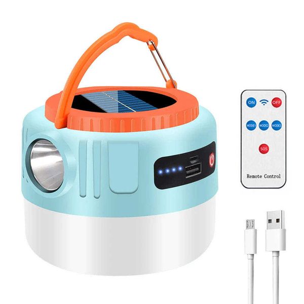 Solar Light Portable Hanging LED Camping Lamp Outdoor Lantern