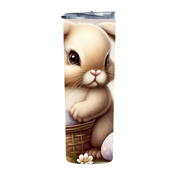 Cartoon Bunny 20 Oz Straight Skinny Tumbler 009