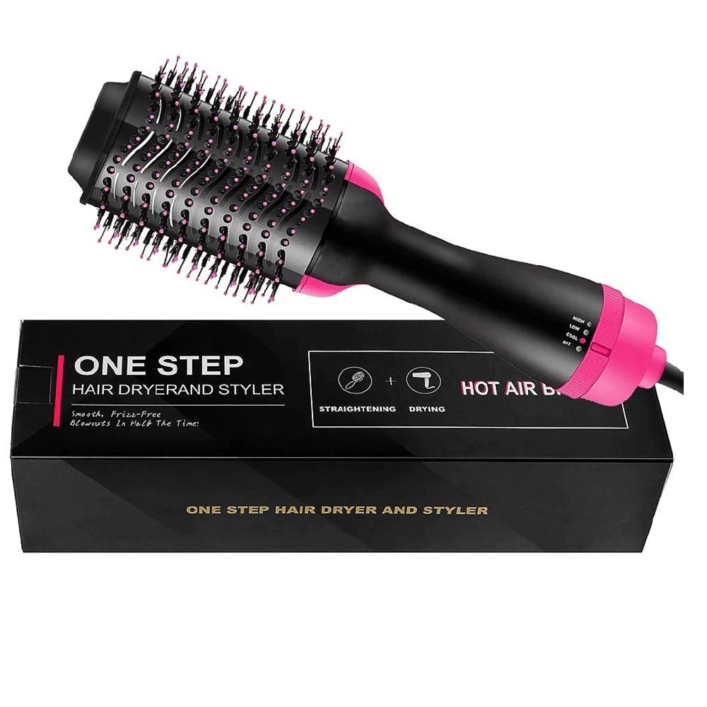 One Step Hot Air Blower Hair Brush Dryer And Volumizer Style Comb 
