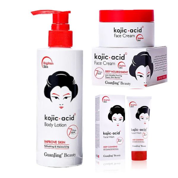 Kojic Acid Body Lotion , Facial Wash &amp; Face Cream Series